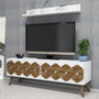Hanah Home Nisan - Mueble de TV Blanco